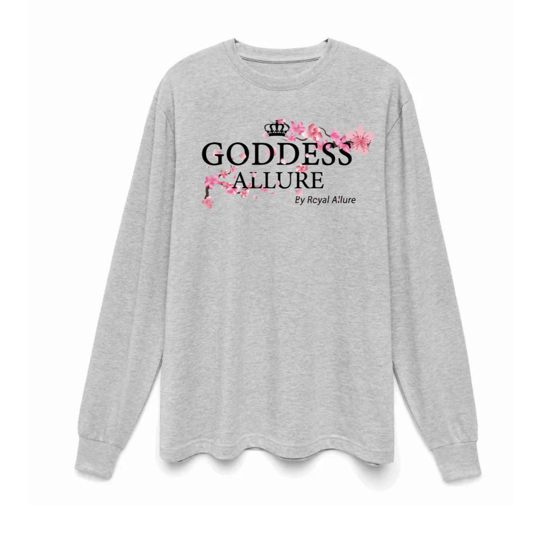 GODDESS ALLURE BLOSSOM LONG SLEEVE TEE