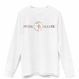 3D GOLD ENCIRCLED MONOGRAM TRADEMARK LONG SLEEVE TEE