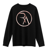 3D MACRO ROSE GOLD MONOGRAM LONG SLEEVE TEE