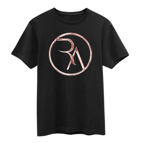 3D MACRO ROSE GOLD MONOGRAM TEE