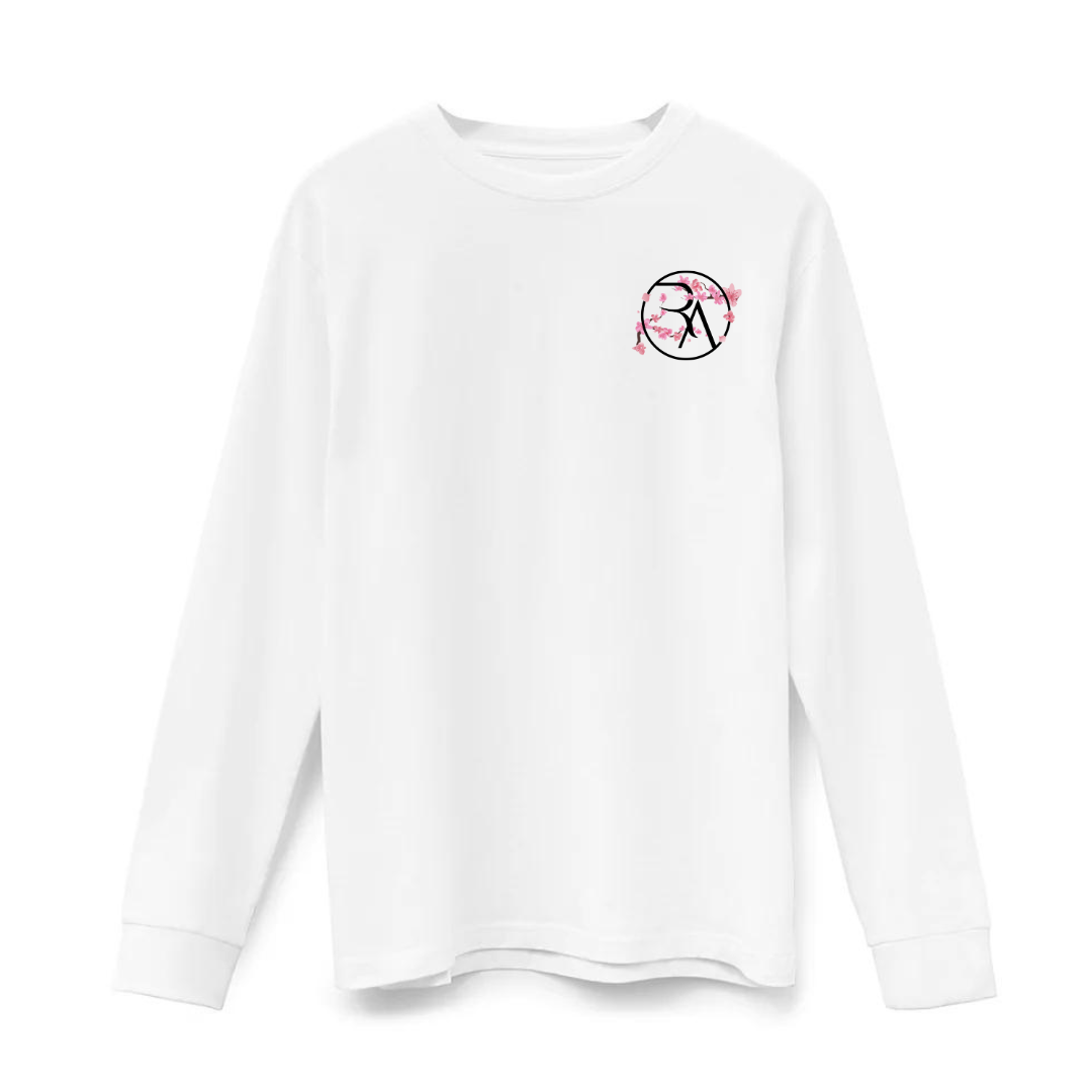 MONOGRAM BLOSSOM LONG SLEEVE TEE (POCKET)