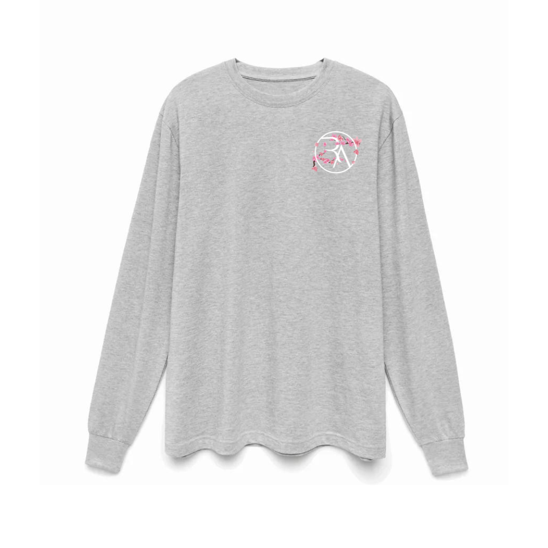 MONOGRAM BLOSSOM LONG SLEEVE TEE (POCKET)