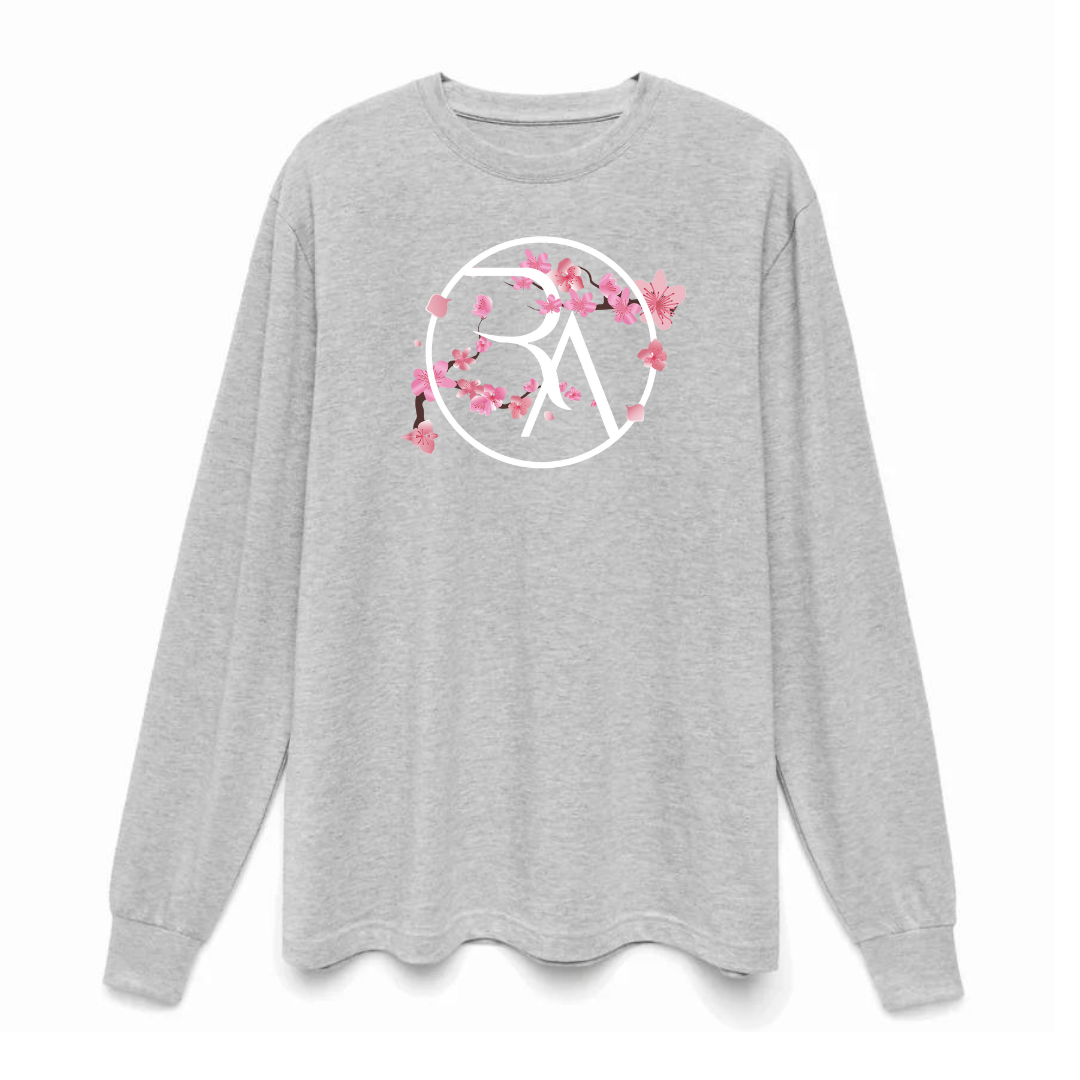 MACRO MONOGRAM BLOSSOM LONG SLEEVE TEE