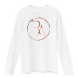 3D MACRO ROSE GOLD MONOGRAM LONG SLEEVE TEE