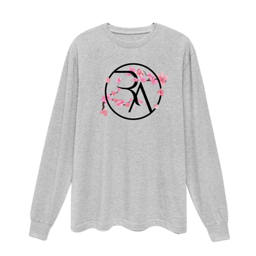 MACRO MONOGRAM BLOSSOM LONG SLEEVE TEE