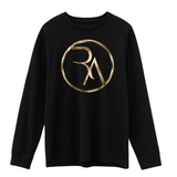 3D MACRO GOLD MONOGRAM LONG SLEEVE TEE