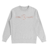 3D MONOGRAM ENCIRCLED ROSE GOLD TRADEMARK SWEATSHIRT