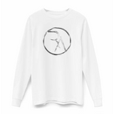 3D MACRO MONOGRAM PLATINUM LONG SLEEVE TEE