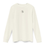 MICRO MONOGRAM EMBROIDERED LONG SLEEVE TEE (CENTER)